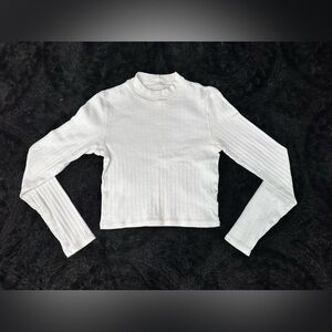 American Eagle High neck White Tee